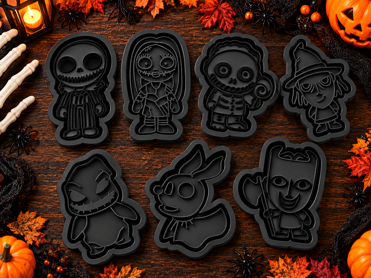 Sada 7 ks halloweenských vykrajovátek