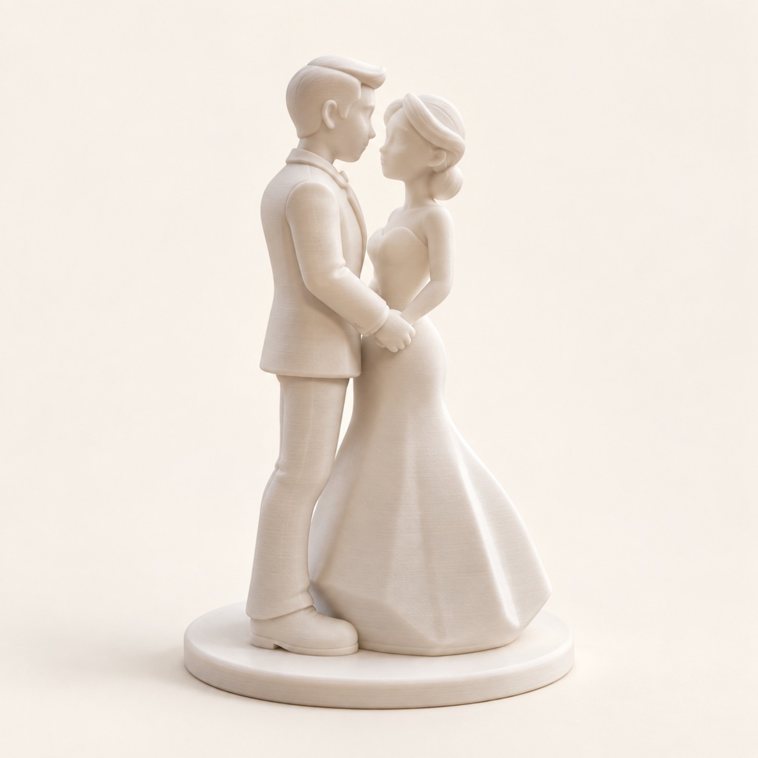 3D figurka nevěsty a ženicha
