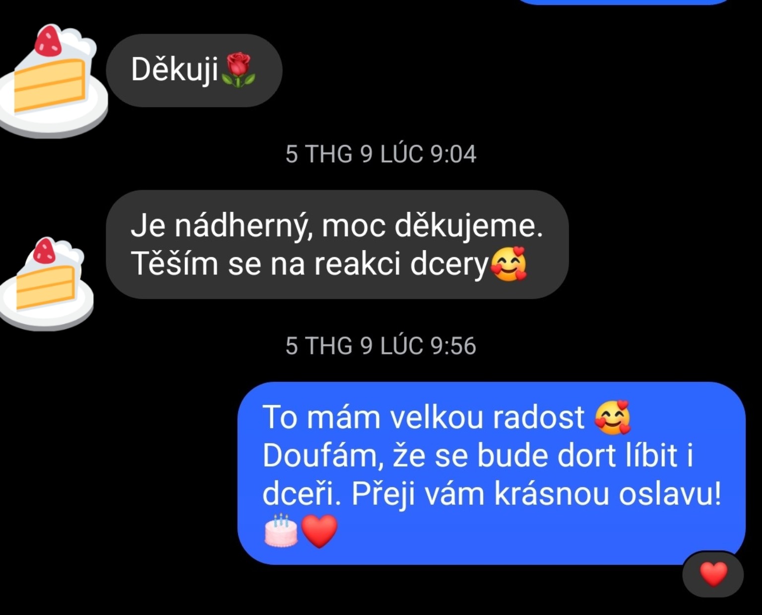 Skutečné hodnocení zákazníka – je nádherný, moc děkujeme | Halu Dorty
